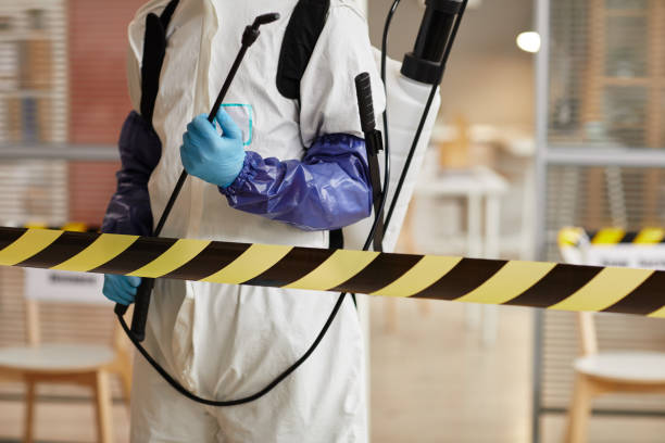 Professional Sewage Cleanup technician working in Ravenna, NE